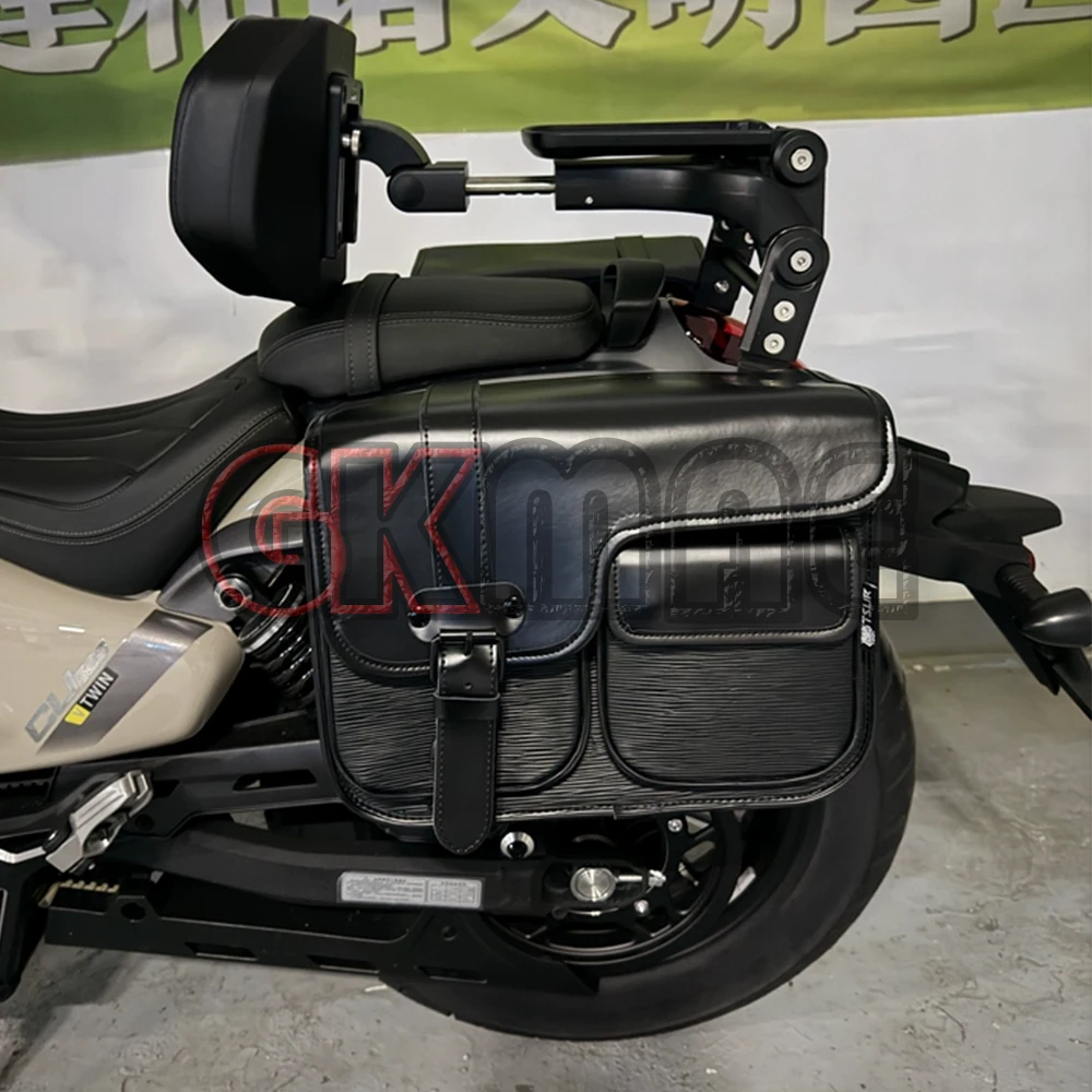 Fit For KOVE 625 V 625V Motorcycle Modified Side Box Boxes Quick-release Waterproof Leather Panniers Helmet Bags Travel Bags
