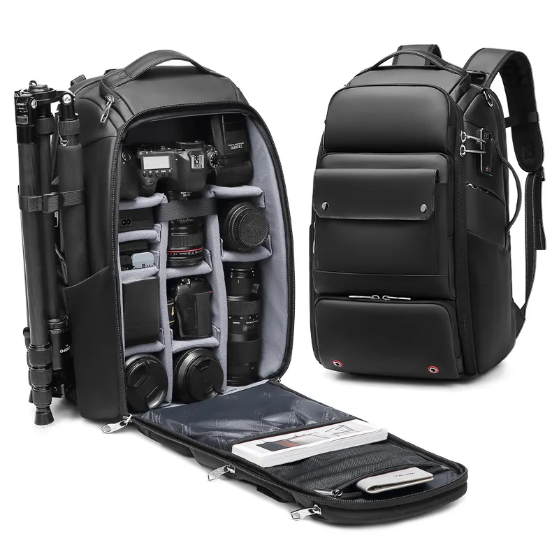 Travel Outdoor Camera Backpack Professional Photography Tripod Camera Bag 16 Inches Laptop Backpack Drone Backpack