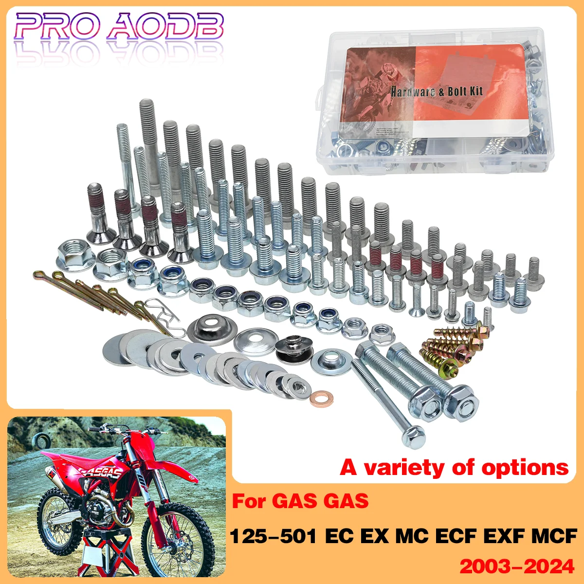 Dirt bike Fairing Fender Screw Bolt Kit Set For GasGas 125 150 250 350 450 500 501 EC EX MC ECF EXF MCF EC-F EX-F MC-F 2003-2025