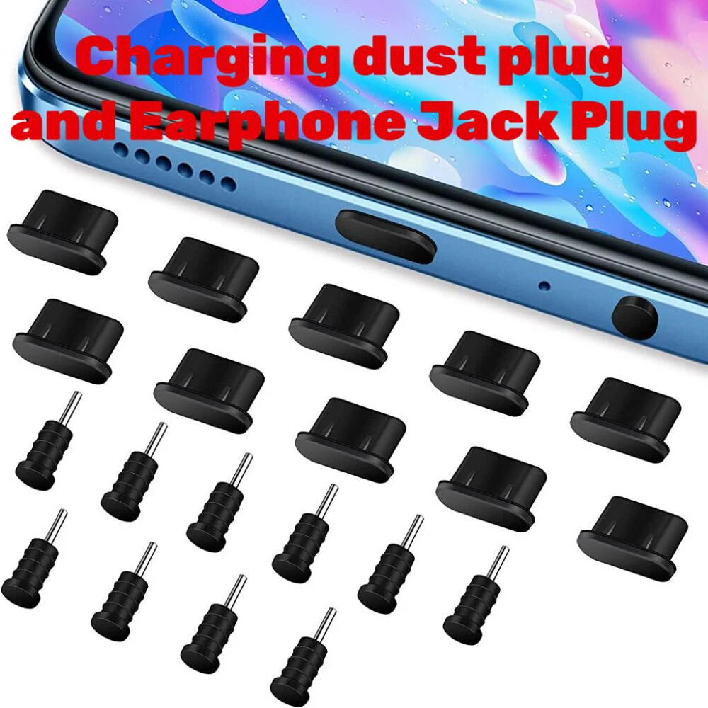 10/30/50PCS Silicone Universal 3.5mm Earphone Dust Plug Mini Dust Pin Multipurpose Jack Smart Phones Accessories