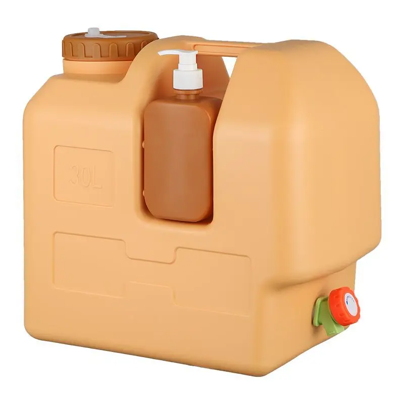 Portable 15L Waterproof Eco-Friendly Outdoor Water Bottle With Soap Dispenser For Camping Hiking Adventures
