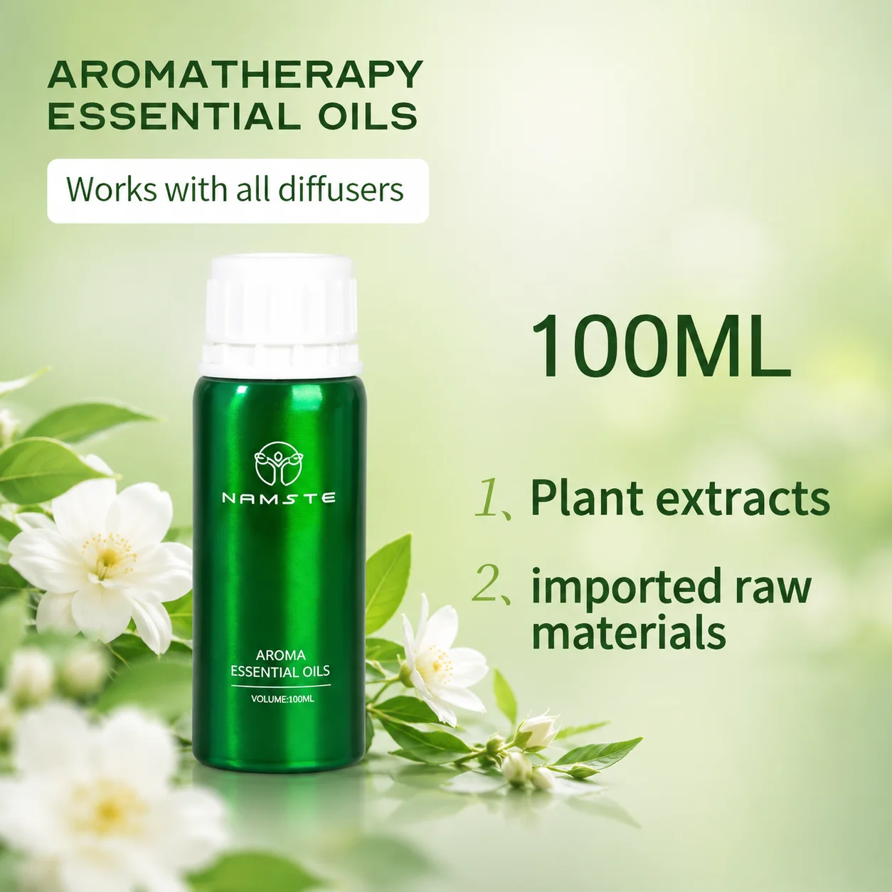 Aroma Diffuser Essential Oils 100ML Hotel Collection Aromatic Oil CAR Air Freshener Fragrance Perfume Humidifier for Home Office