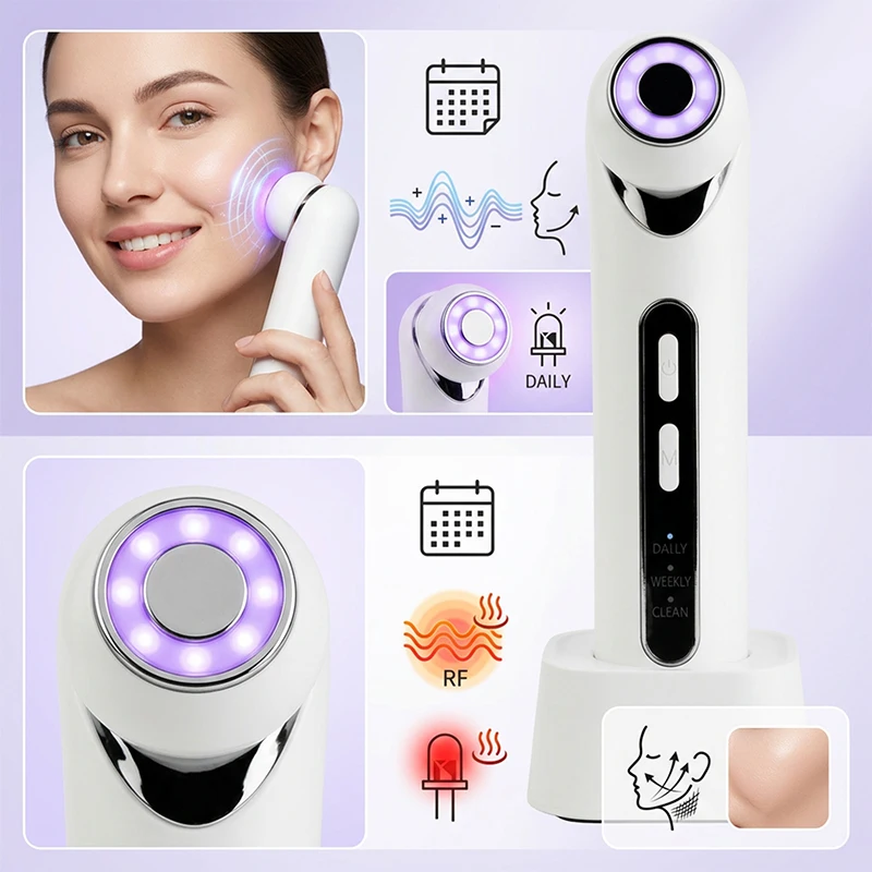 Vibration Facial Roller Face Massager Contouring Lifting Firming Anti Aging Skin Massage Tool Vibration Tool for Girl Eye Facial