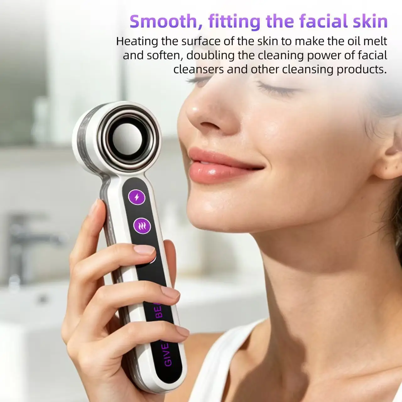 Upgrade 3-in-1 RF Beauty Device EMS Heating Facial Anti-Wrinkle 360° Spin Wrinkle Remover Face Radiofrequency Massager