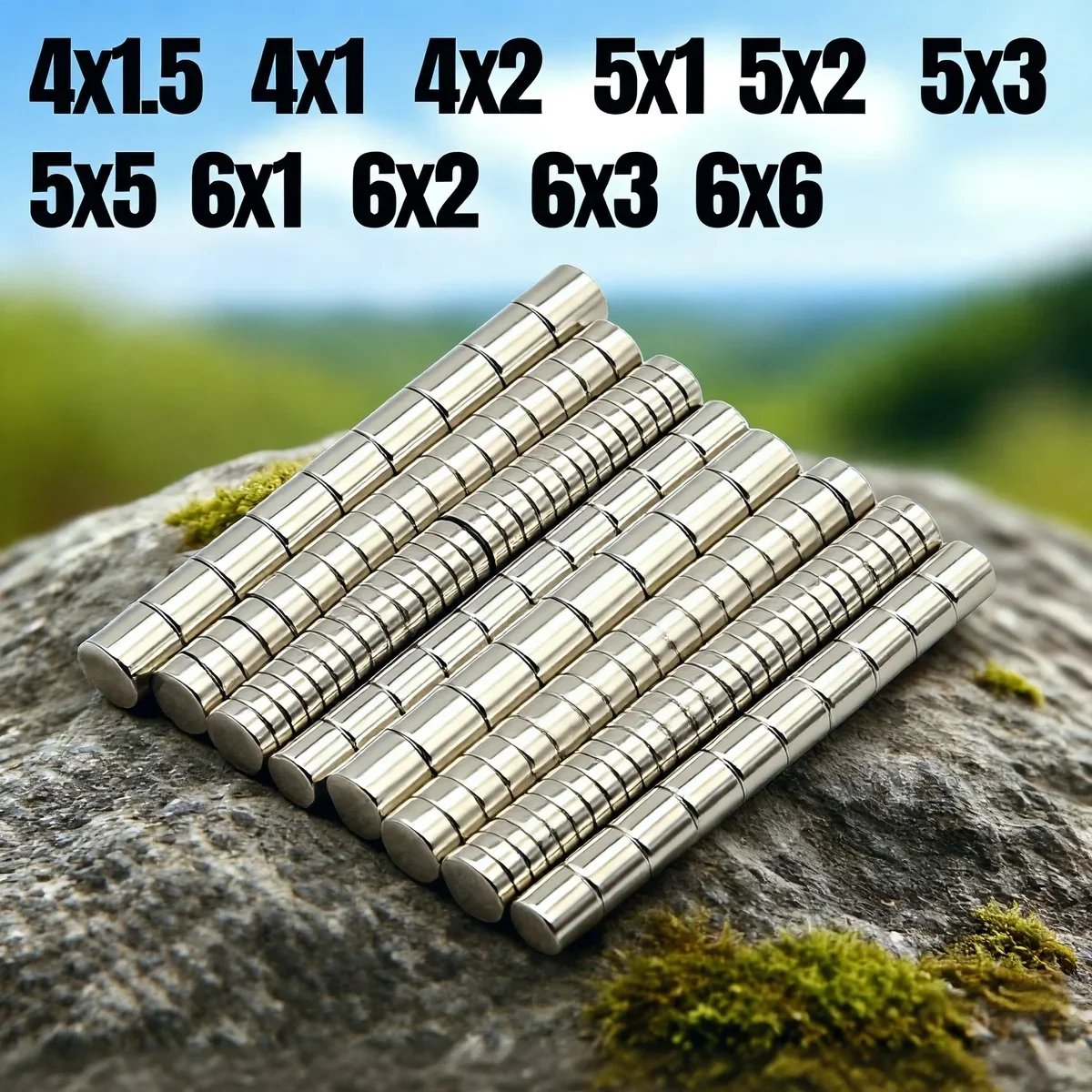4X2 5X2 6X2 5X3 6X3 MM Round Super Strong Neodymium Magnet Powerful Magnets N35 small Permanent Magnetic NdfeB Refrigerator