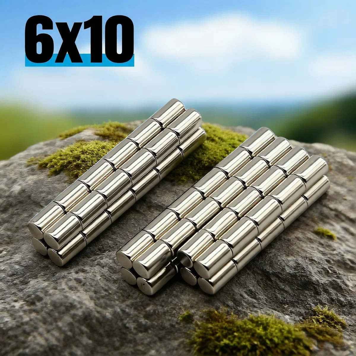 6x10mm  N35 Super Strong Round Neodymium Magnet Powerful Refrigerator Magnets NdFeB Permanent Magnetic imanes