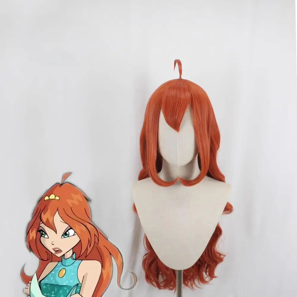 Pink Fairy Style Cosplay Wig Handmade Long Layered Synthetic Hair Costume Wig for Party & Role Play