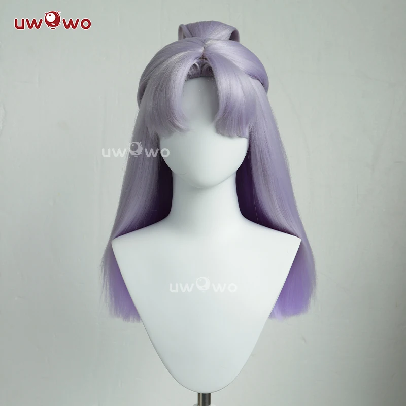 UWOWO Lux Wig Game Prestige Spirit Blossom Lux Cosplay Wig Long Hair Purple Wig Halloween Wig