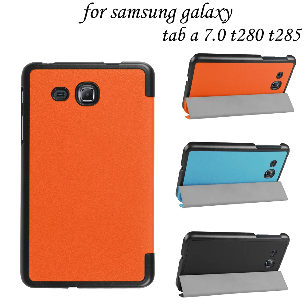 Funda Tablet Magnetic Case For Samsung Galaxy Tab A6 7 2016 T285 Cover Pouch For Samsung Galaxy A6 SM-T280 Tab Fold Skin Shell