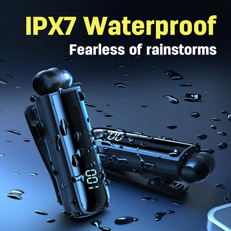 2023 Latest F901IPX8 Watertight Earphone Business Mini Noise Cancelling Wireless Bluetooth Earbuds Vibration Busniss Headphone