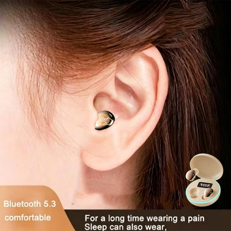 High Sound Quality Mini Sleep Wireless Bluetooth Earphone TWS Headset Game Sport In-ear Headphone Long Standby HD Call Earbud