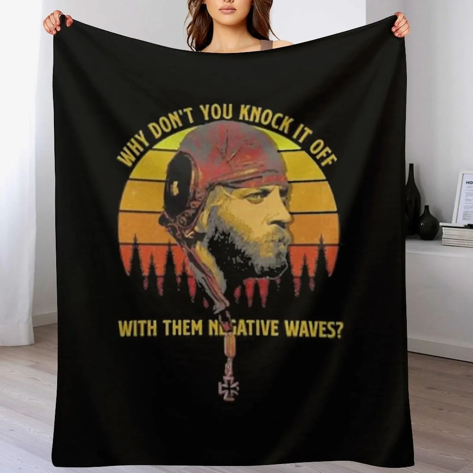 Sergeant Oddball Relaxed Fit T-Shirt Throw Blanket Luxurious Soft Fuzzy Blanket for Sofa Bed