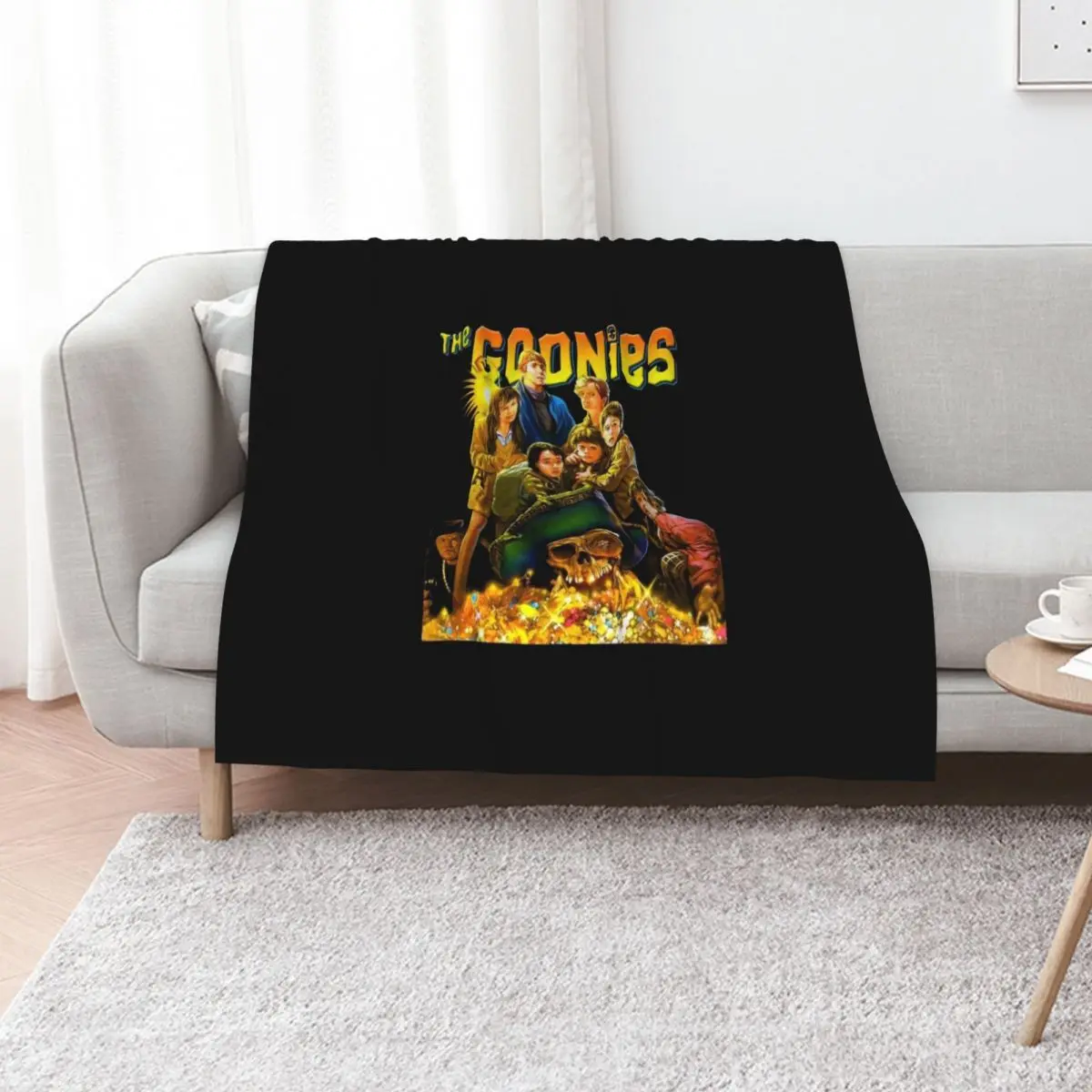 THE GOONIES tee Gift For Fans, Gift T-Shirt For Women, Kids, Adults Men, Halloween day, Thanksgiving, Chritsmas da Throw Blanket