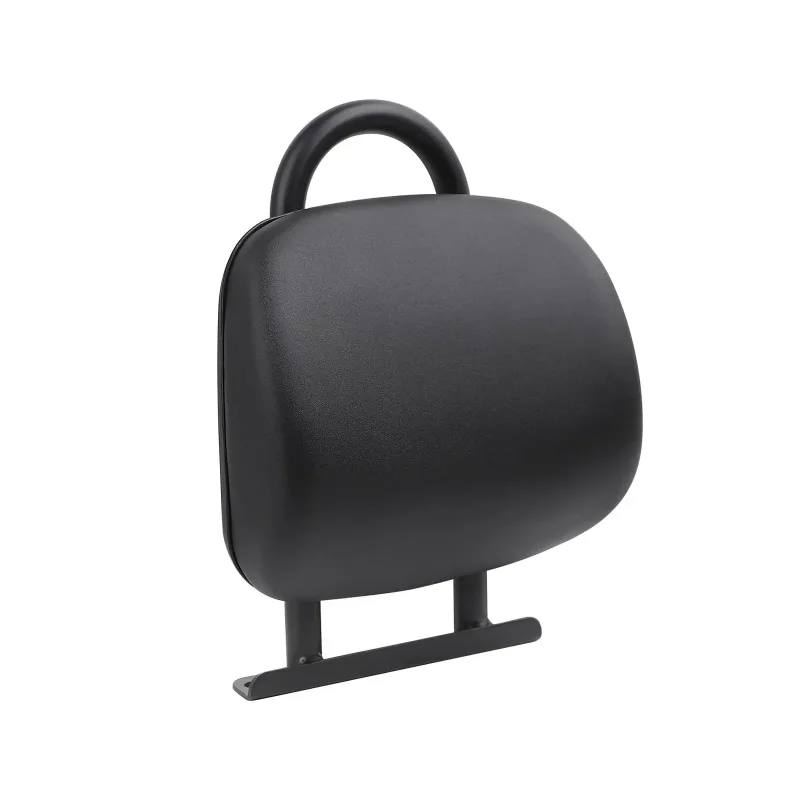 Adjustable Motorcycle Rear Backrest in Soft PU Leather Material Compatible with Hole Spacing of 6.5cm-7.5cm/ 15.5cm-16.5cm chair