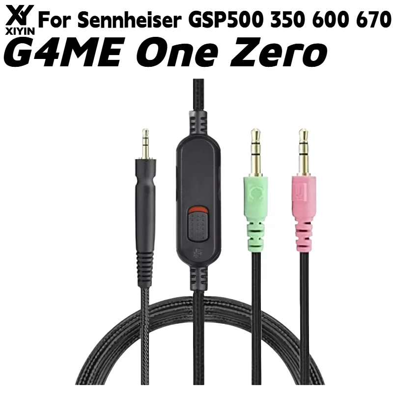 Replacement Gaming Headphone Audio Aux Cable For Sennheiser G4ME ONE GAME ZERO PC 373D GSP350 Gaming Headset Repair Accessories