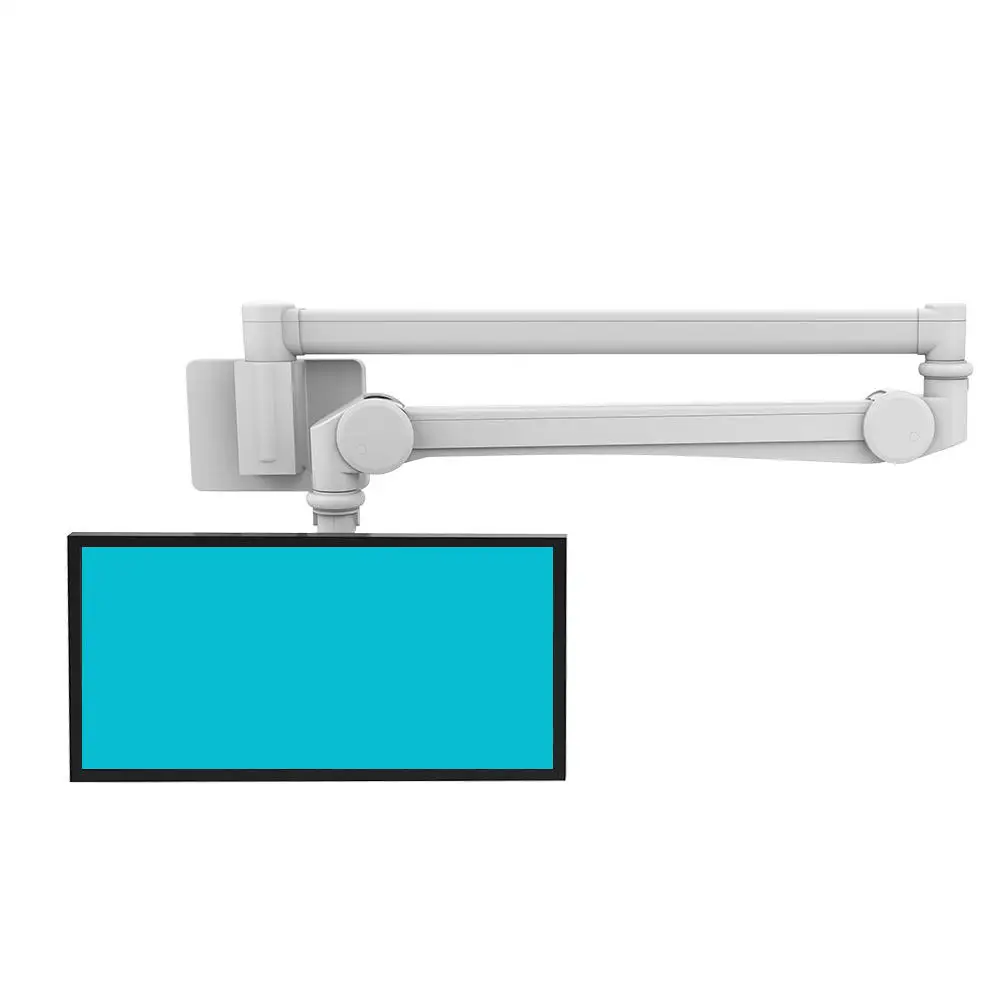 Height Adjustable CE Approved Foldable Monitor Arm Medical Monitor Wall Mount for Hospital