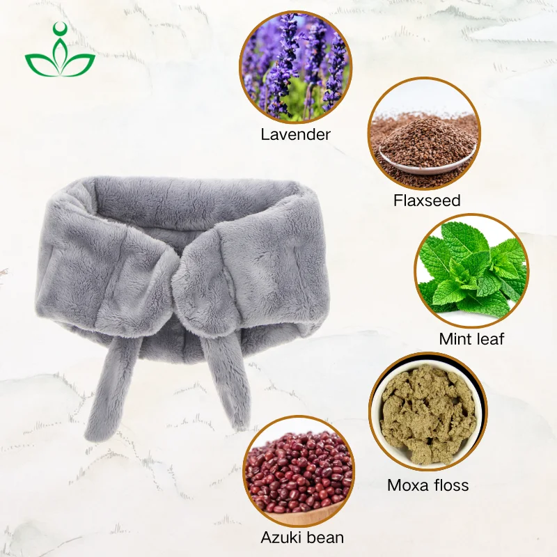 Microwave Heating Neck Shoulder Scarf for Men And Women Relieve Fatigue Warmth Comforter Heated Neck Wrap for Stress Relief