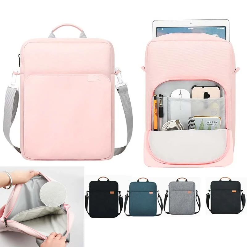 for CHUWI MiniBook X Tablet Latptop Shoulder Strap Bag Handle Zip Pouch Waterproof Sleeve Pocket for Keyboard Mouse Carry Case