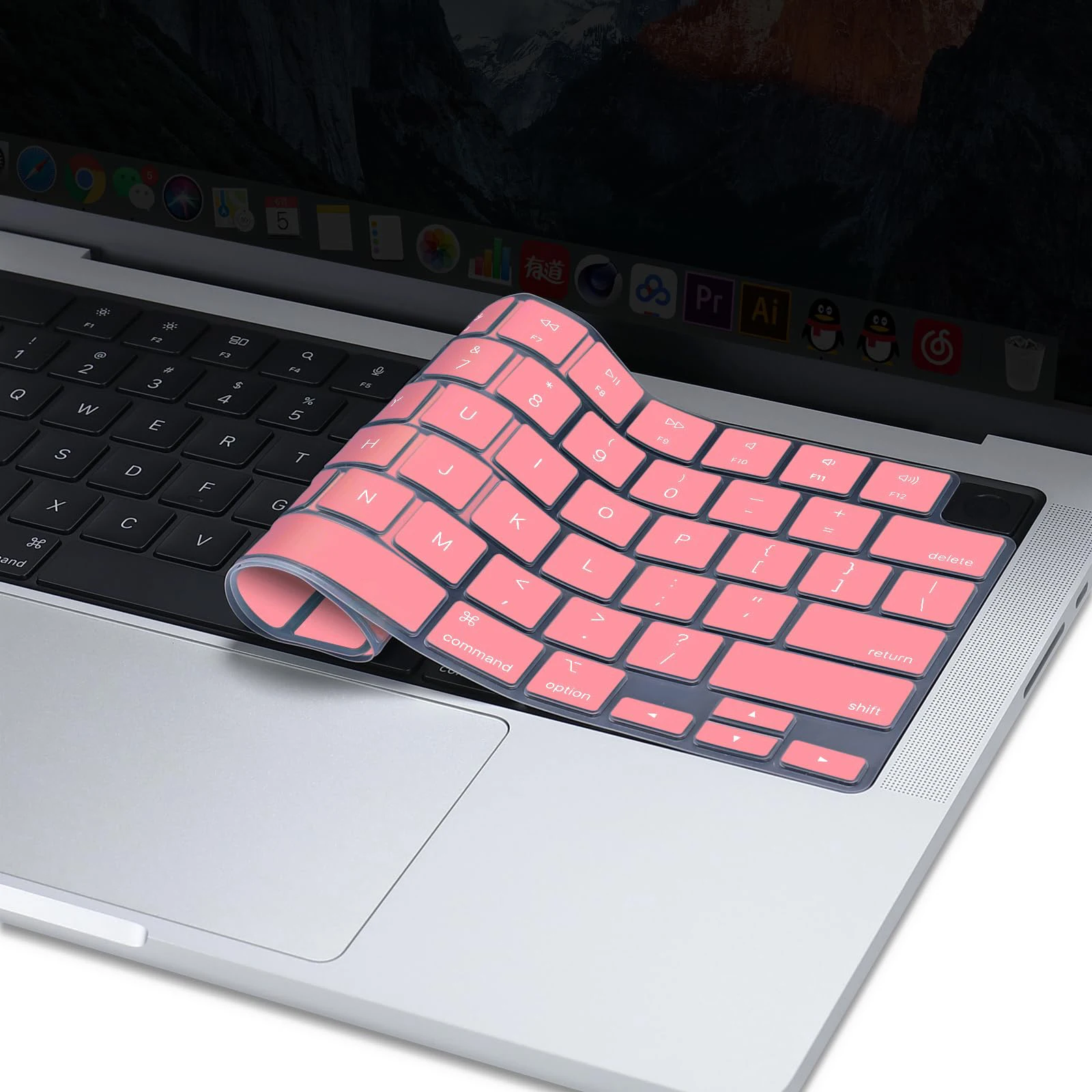Keyboard Cover Skin for MacBook Air & Pro M3 M2 M1 15.3