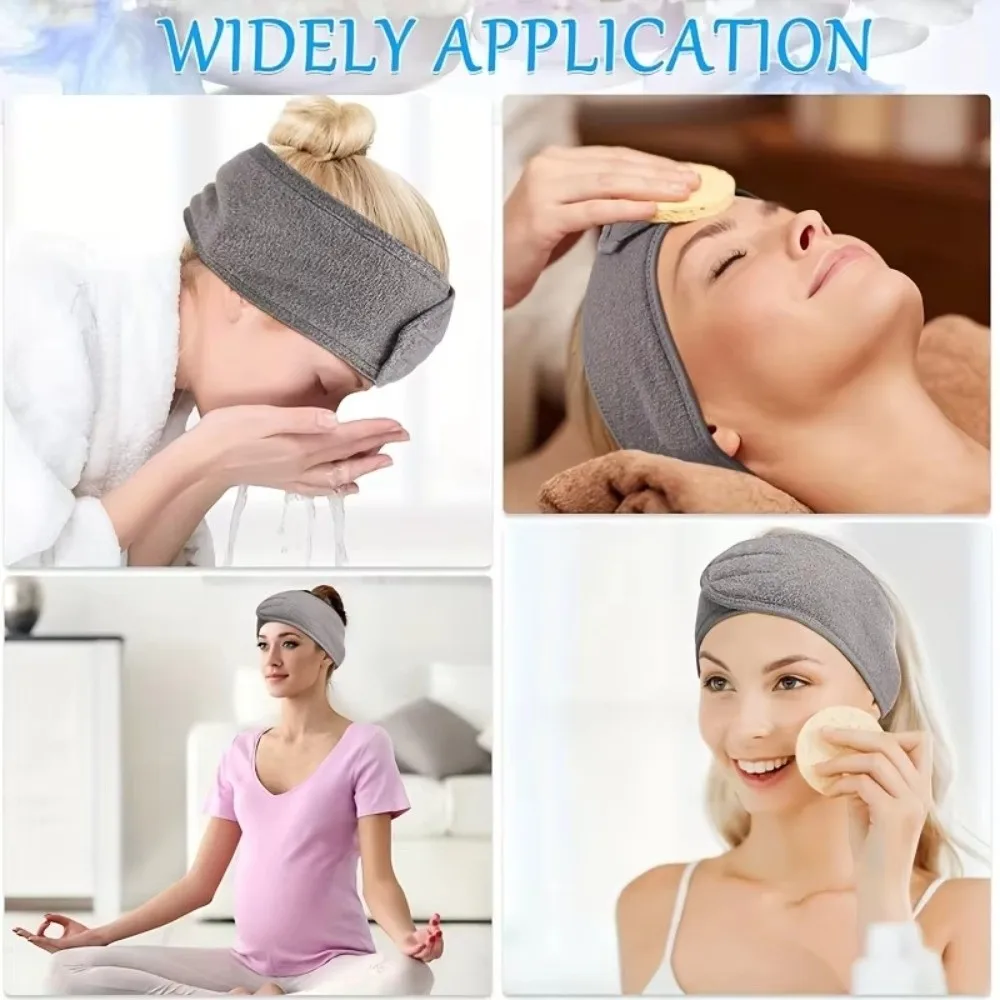 New Soft Women Head Band Adjustable Makeup Accessory Facial Headbands Hair Band SPA Headband Sports