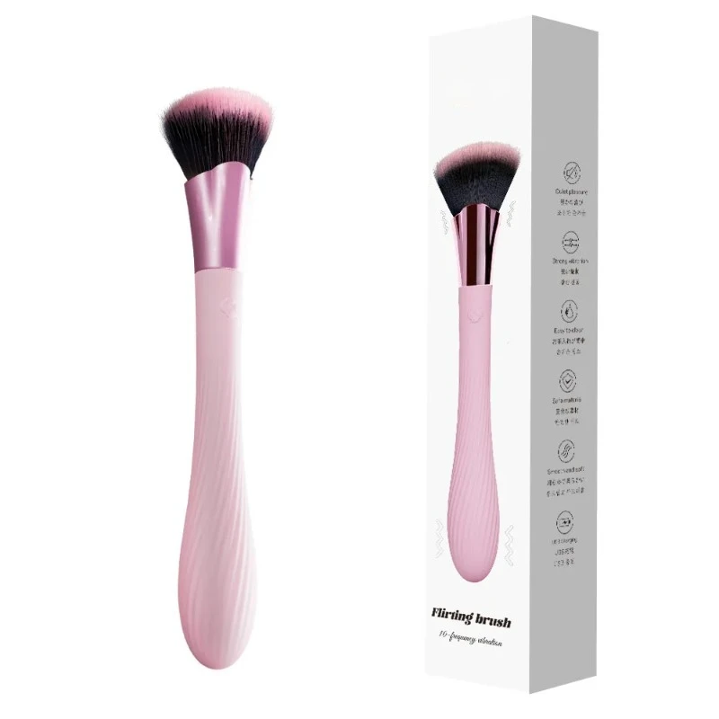 Detachable Dual Makeup Brush Vibrator Upgrade G-Spot Nipple Clit Vagina Stimulator Bullet Dildo Penis Adult Sex Toys for Woman