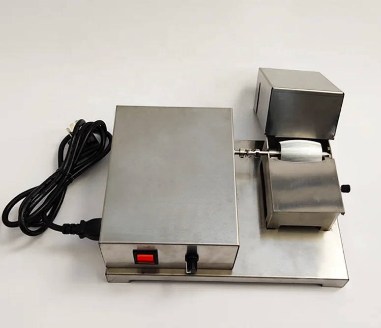 Mini Stainless Steel Electric Shoes Bags Leather Edge Seal Side Coloring Painting Machine Belt Wallet Making Machine