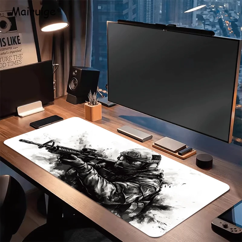 Waterproof Pad 900x400 Soldiers' Assault Gamer Stuff Office Desk Accessories Mousepad 900x400x3mm Xxl Desk Pad Mouse Carpet