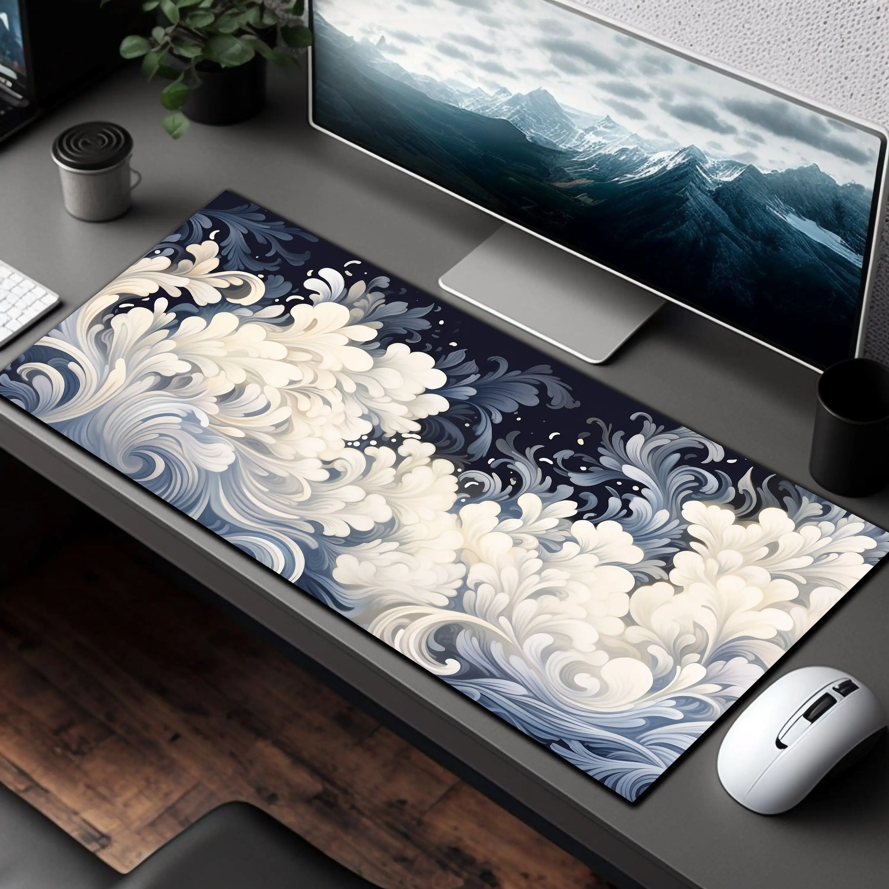 Cute Desk Mat, Non-slip and Waterproof Gaming Mouse Pad, Decorative Mat for Office and Gaming Table, Perfect Gift for Friends.