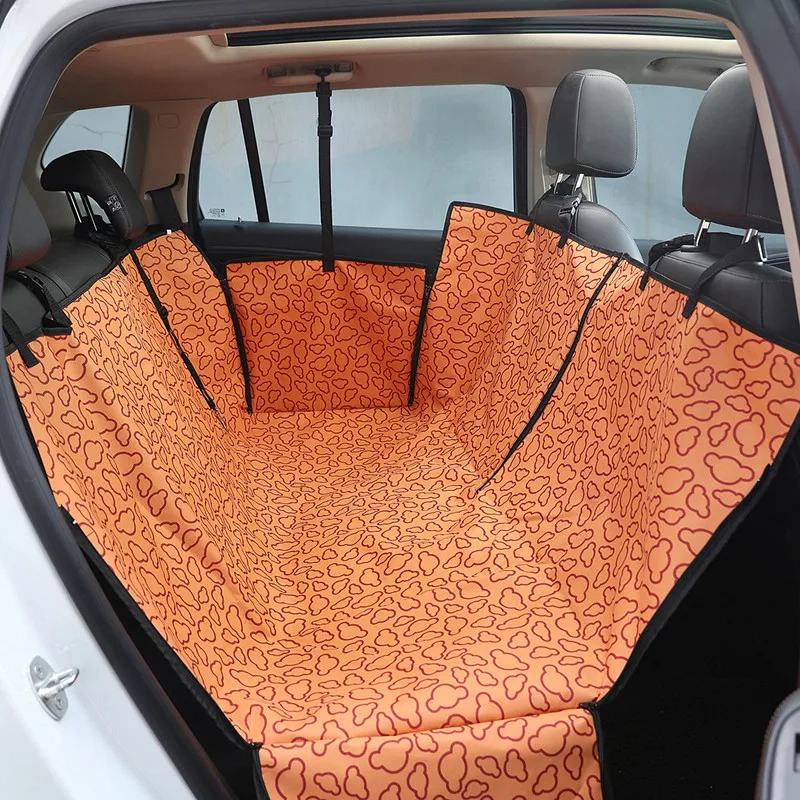 Dogs Car Seat Cover Waterproof Pet Dog Carriers Travel Mat Hammock For Small Medium Large Dogs Car Rear Back Seat Safety Pad