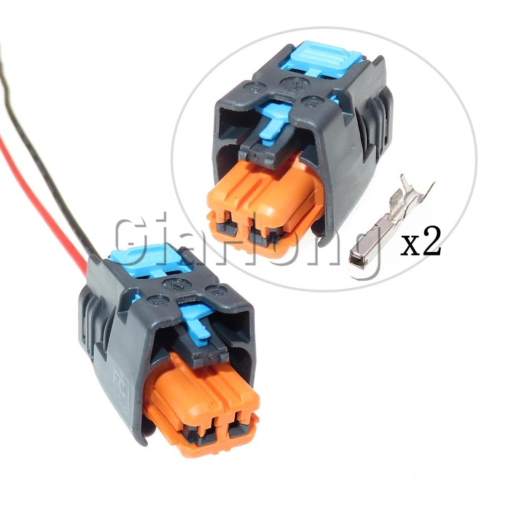 1 Set 2 Ways 33150308 Auto Waterproof Plugs F387300 AC Assembly Automobile Accessories Cable Connector Car Electrical Socket