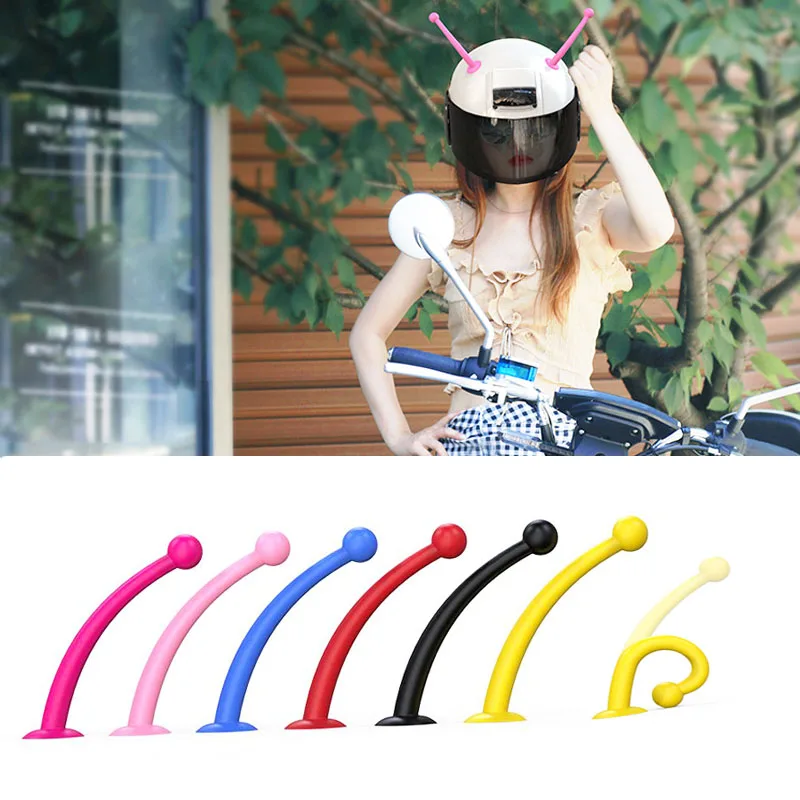 2Pcs Motorcycle Helmet Decoration Cat ears Devil Horn Snail Motorbike Electric Helmet Accessories Sticker Cosplay Car Styling