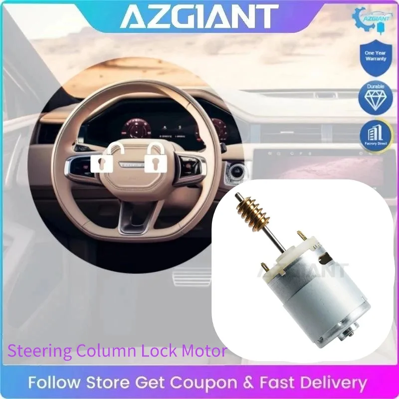 AZGIANT Car Electric Steering Lock Motor FC-380 12V DC Quiet Operation Accessories Auto for Volvo S80 MK2 XC90 MK1