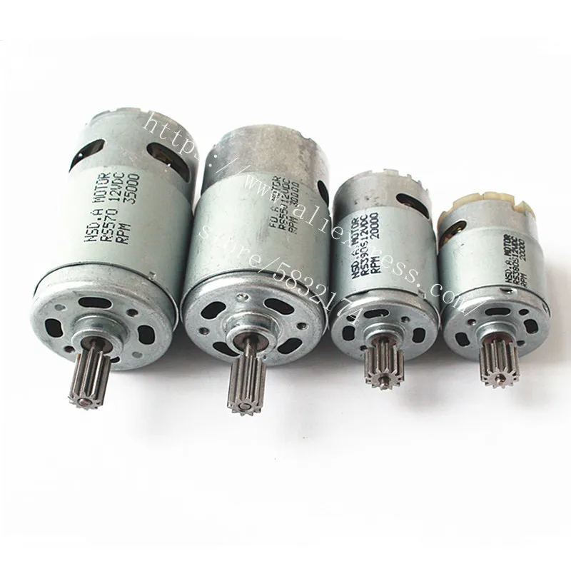 RS570/390/550/380 Children's electric car toy car motorcycle 12V 6V motor motor gear box accessories high quality speed optional