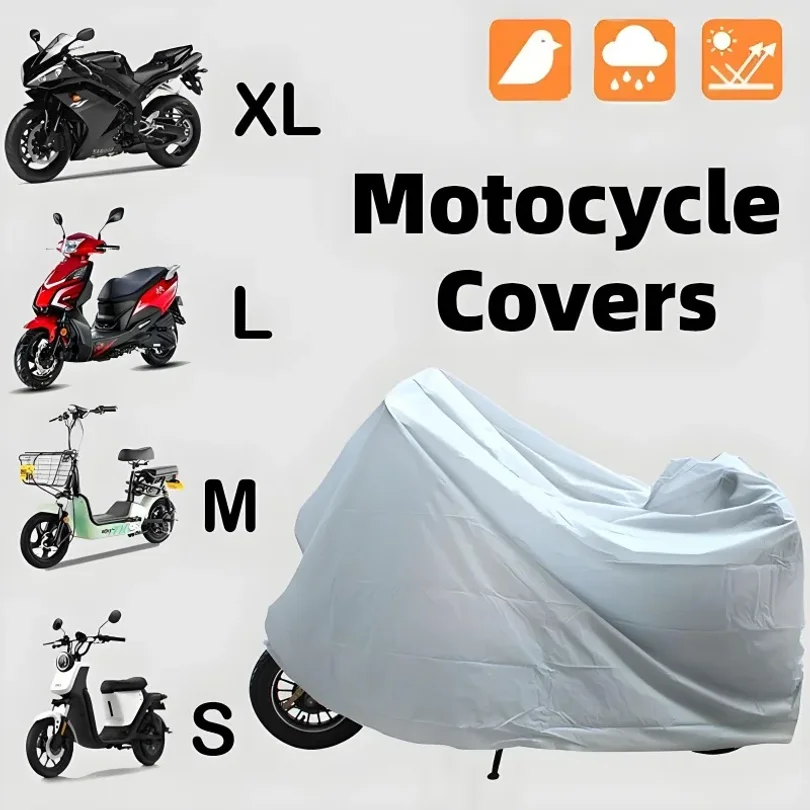 Universal Motocycle Covers PEVA Single-layer Bicycle Electric Car Cover Tools Motorcycle Accessories