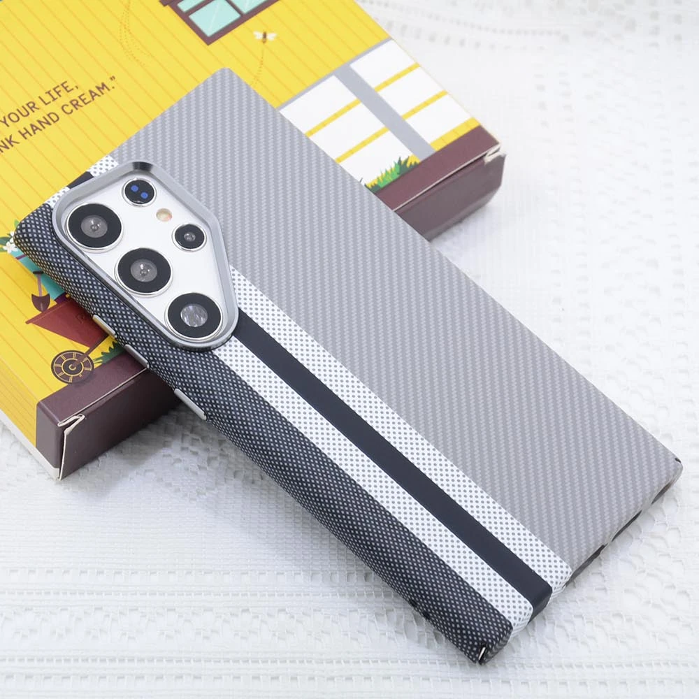 Carbon Magnetic Phone Case Cover for Samsung S25 S23 Ultra S24 S Wireless Charging Magnets Shell Alloy Camera Ring Armor Fundas