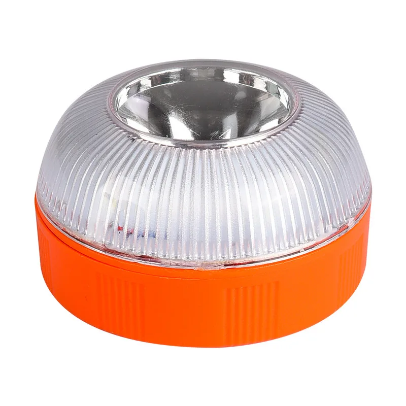 Car LED White Emergency Light Yellow Warning Light Magnetic Flashing Strobe Lamp USB Charging Battery