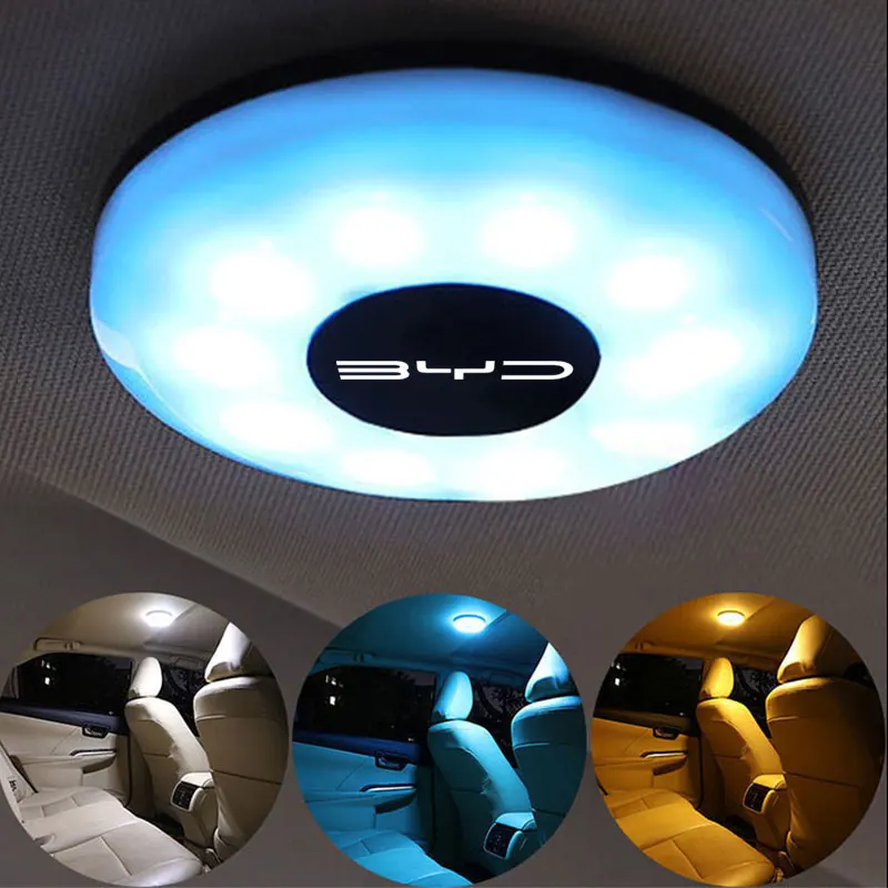 Car Magnetic LED Light Interior Reading Light for BYD Song Pro QIn PLUS Max Yuan EV Seal Dolphin Atto3 Tang