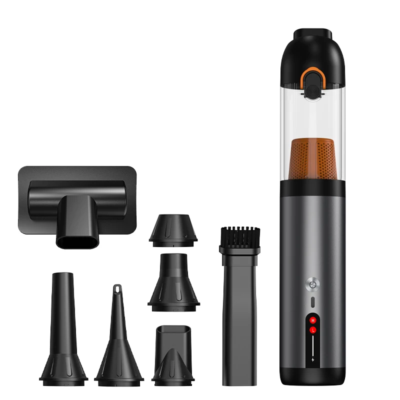 STLFHandheld Portable Vacuum Cleaner Cordless Rechargeable Car Cleaning 2 in 1 Mini with 5 Nozzles and Accessories
