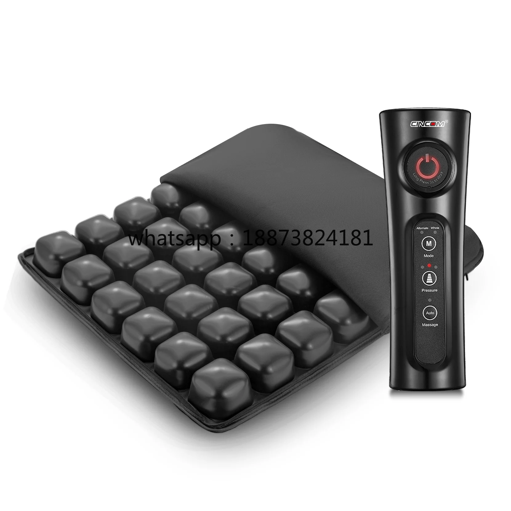 Rechargeable  Inflatable Air Seat Cushion With Massage Mode for Office Chair and Car Seat fast shipping