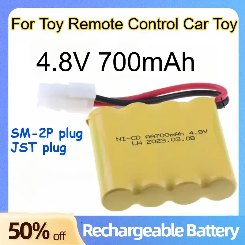 Polymer Lithium Battery 700mAh 4.8V for Toy Remote Control Car Toy Accessories Rechargeable Batteries