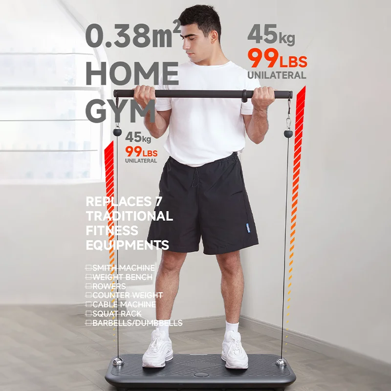Digital Home Fitness Gym Equipment Resistance Band Set with Handle for Training Chest & Back Exercise Machine