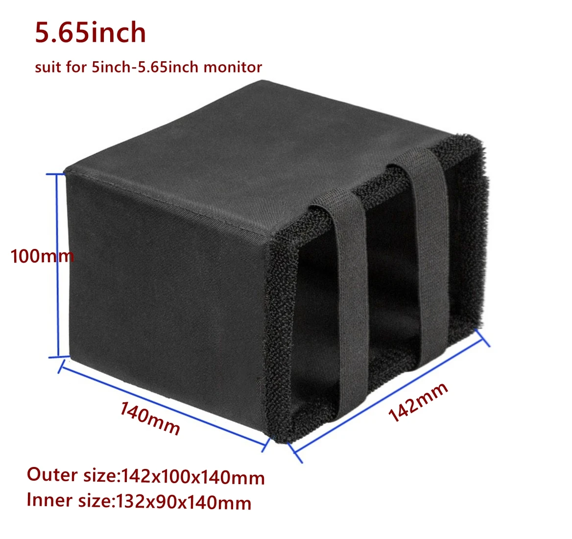 5.65inch 7inch 9inch LCD Screen Monitor Sun Hood Black Light Shield Block Cap TV Movie Video Display Visor Cage Protective Cover