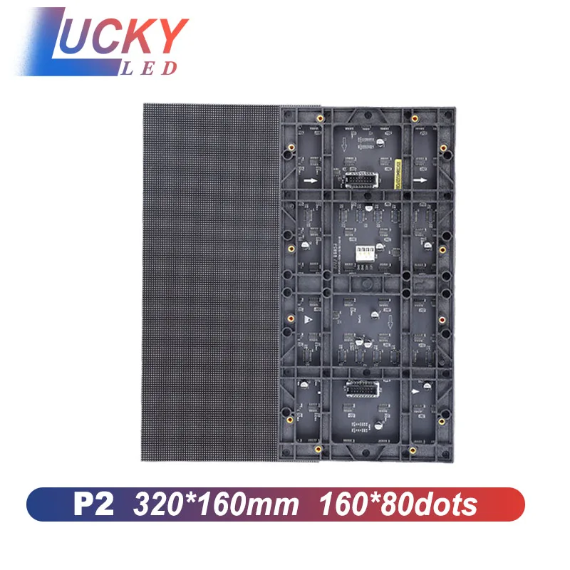 P2 LED Display Module 320*160mm RGB Color 1/32 Scan Indoor 3in1 SMD Full Color P2 LED Display Panel Module