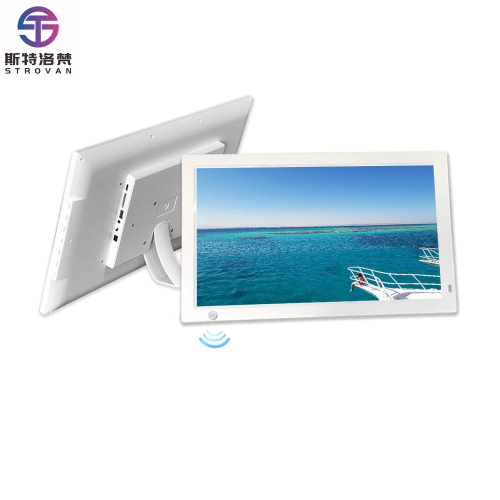 18.5 Inch Digital Photo Frame for Home Decoration High Resolution Full HD Picture Display Auto-Rotate Smart Lcd