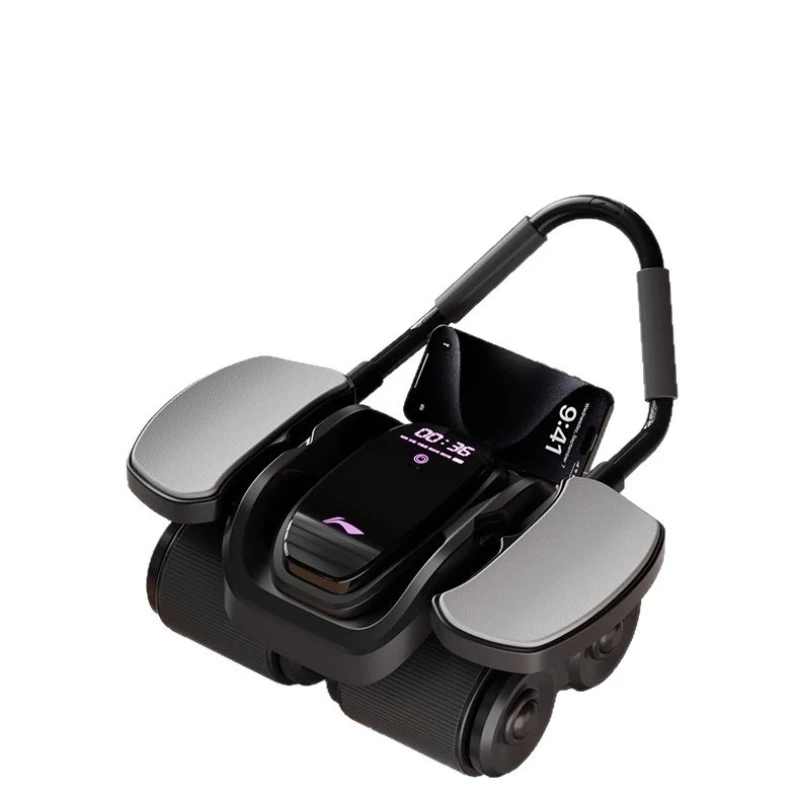 Automatic rebound, men's and women's elbow support, abdominal muscle wheel, flat support, fitness equipment, curl roller