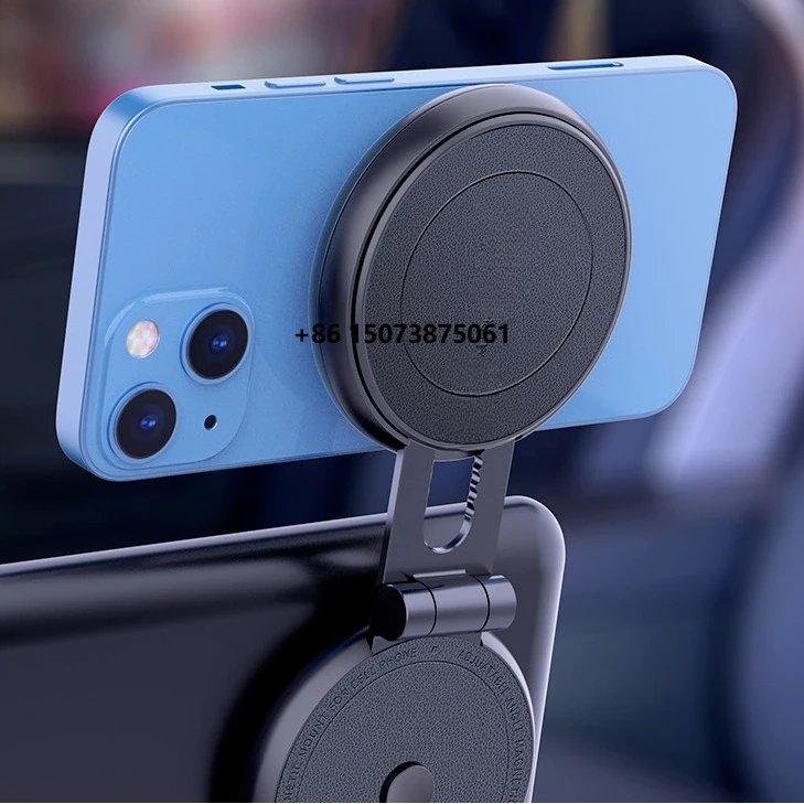 Wireless Fast Charging Foldaway MagSafe Charger Magnetic Car Phone Holder for Model 3/X/Y/S Easy Installation Car Holder