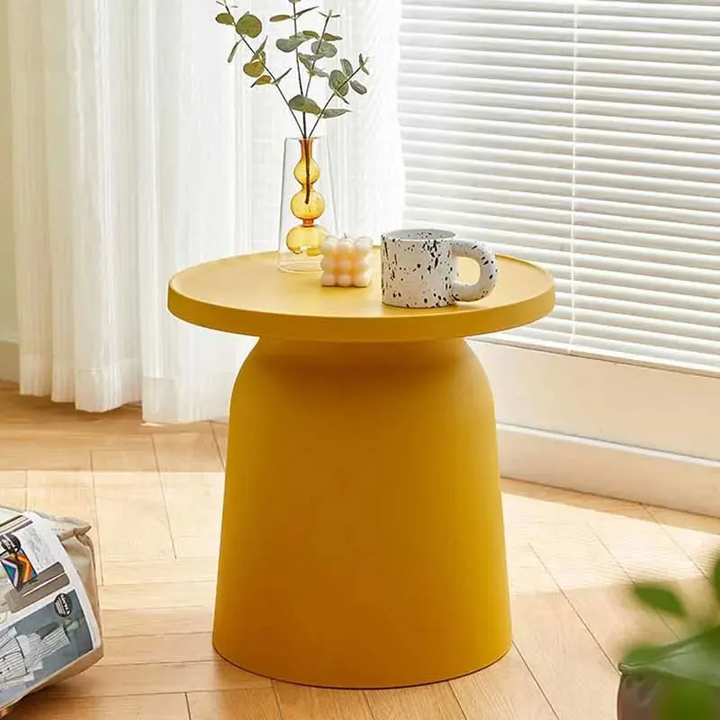 Nordic ins Coffee center table Premium Minimalist  Round Colorful Loft Decor living room Design side table