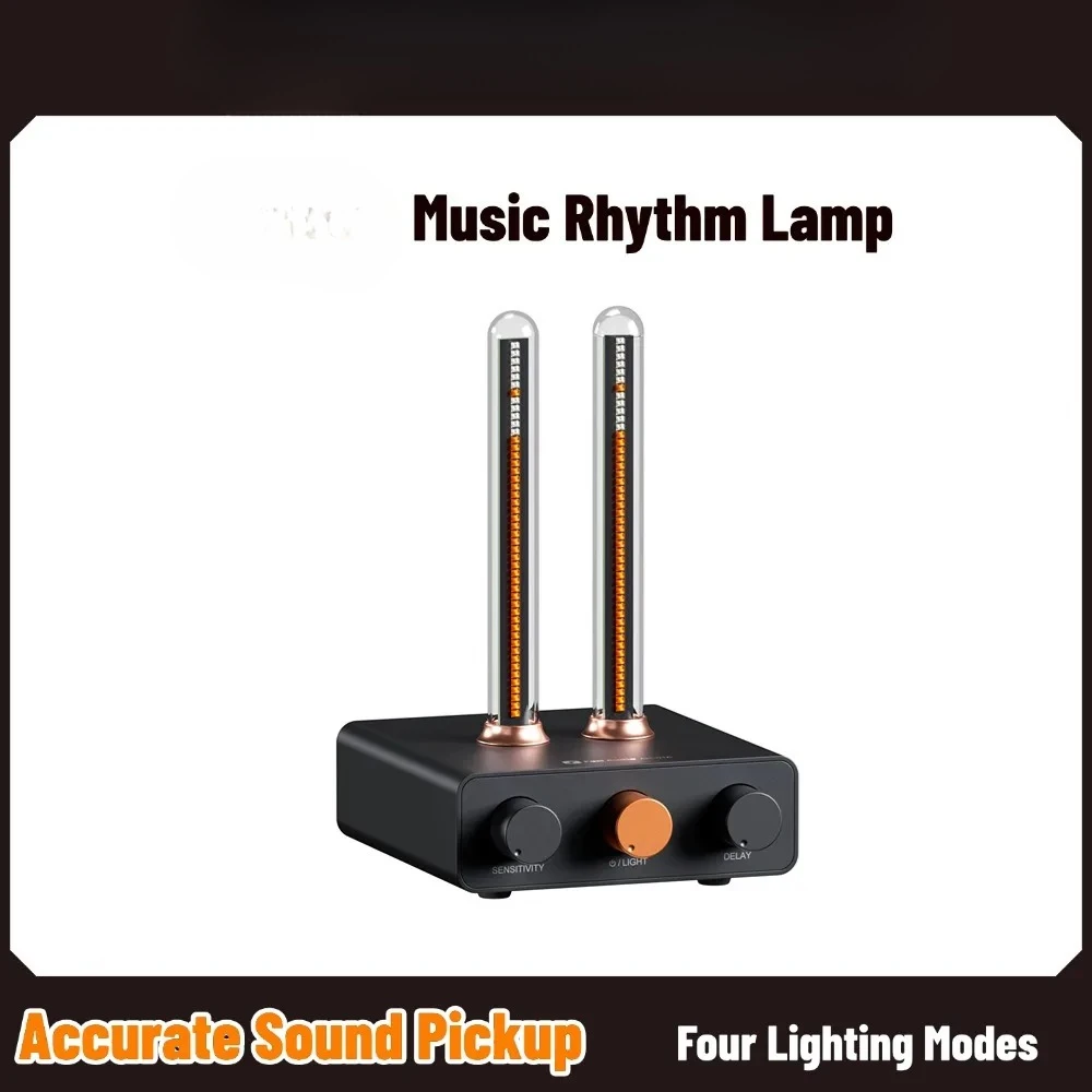 Desktop Music Rhythm LED Light, Ambient Atmosphere Lamp for Bedroom & Monitor, Premium Home Decor Ornament