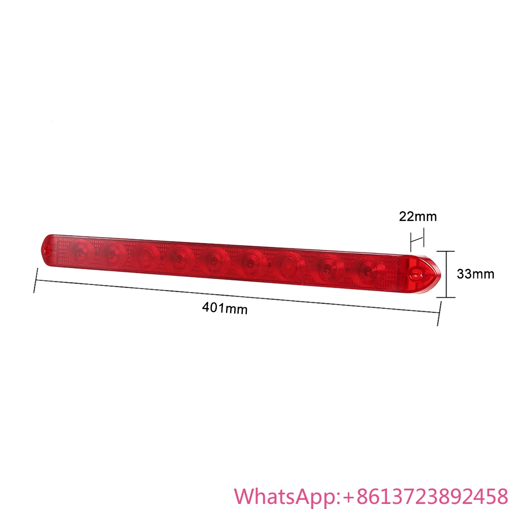 12V/24V/10-30V 9 LED 17 inch Tail Light for Truck Trailer Lorry Bus