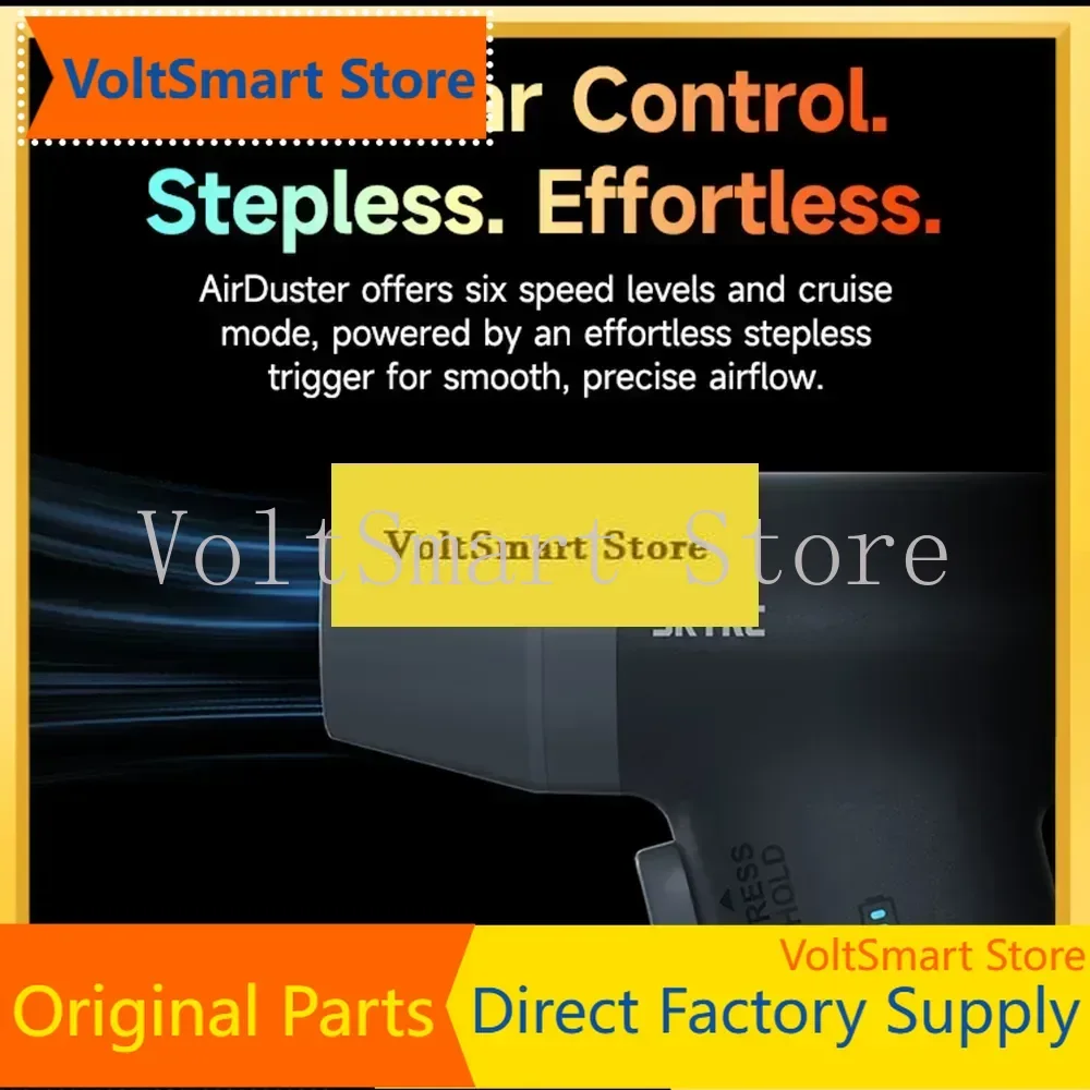 VoltSSKYRC RC AirDuster 80000 RPM Six-Gear Control Stepless Compact Portable For Keyboard PC Computer Car Home Outdoor Use